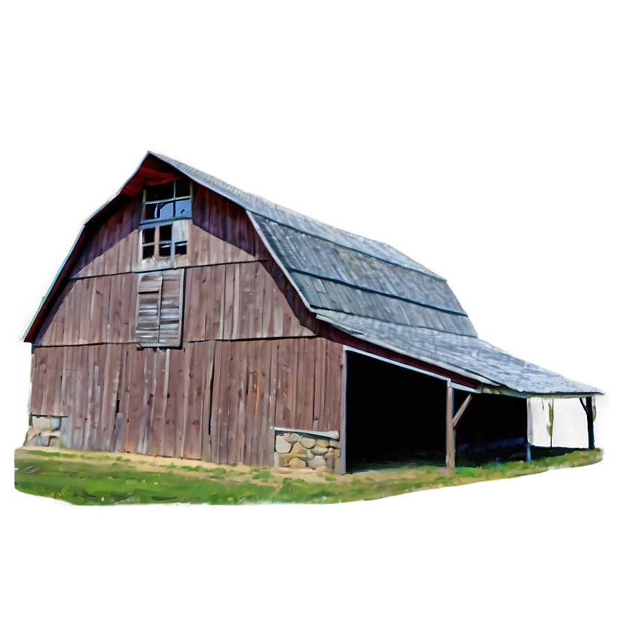 Illinois Traditional Barn Png 06122024 PNG image