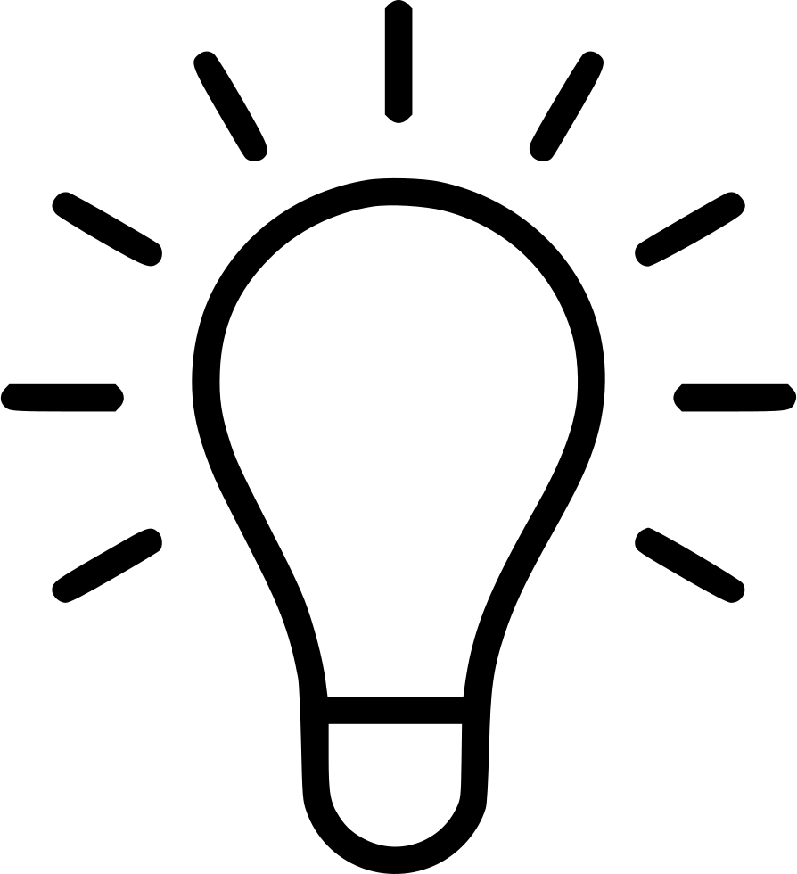 Illuminated Idea Icon PNG image