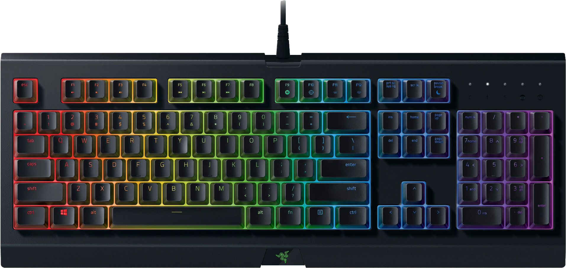 Illuminated Mechanical Keyboard R G B Lighting PNG image