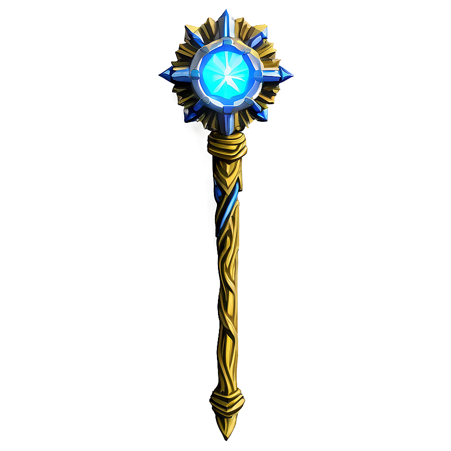 Illuminated Scepter Png Bwq PNG image