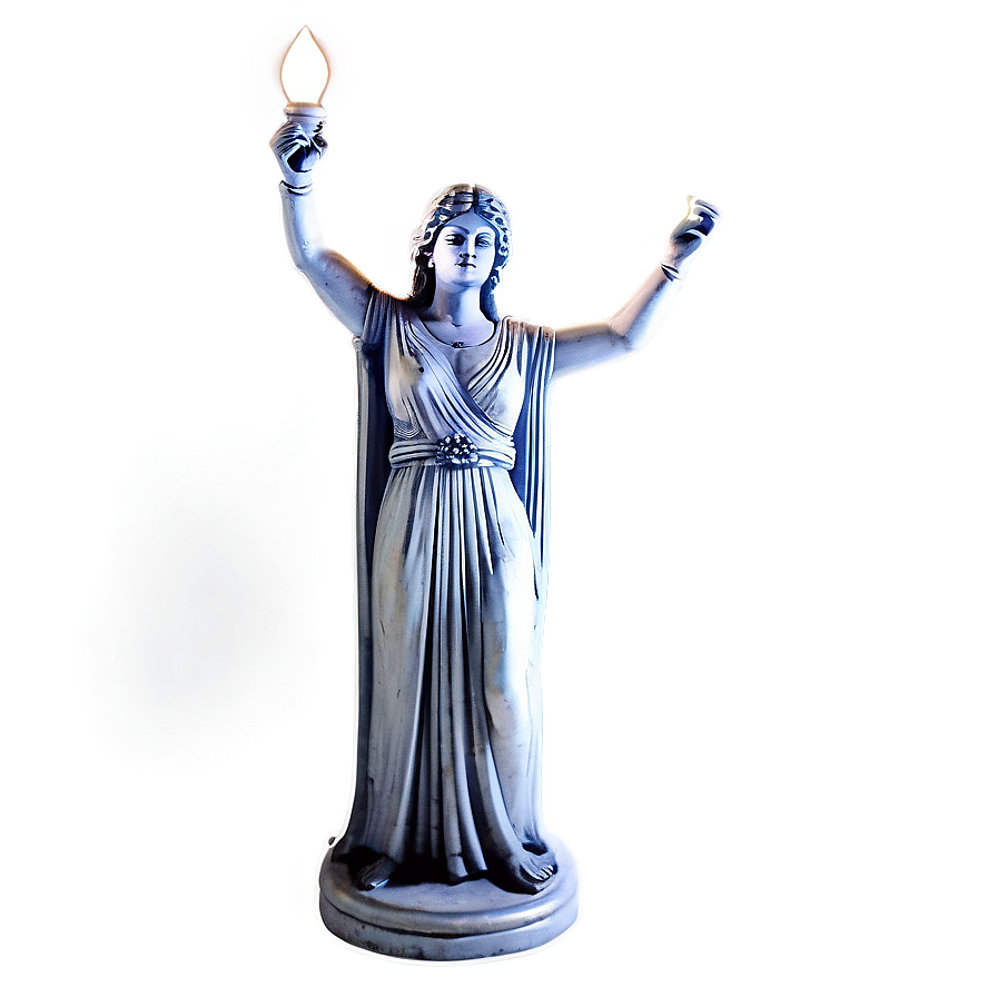 Illuminated Statue Png 05242024 PNG image