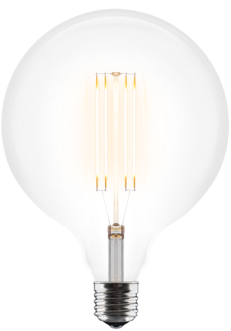 Illuminated Vintage Edison Bulb PNG image