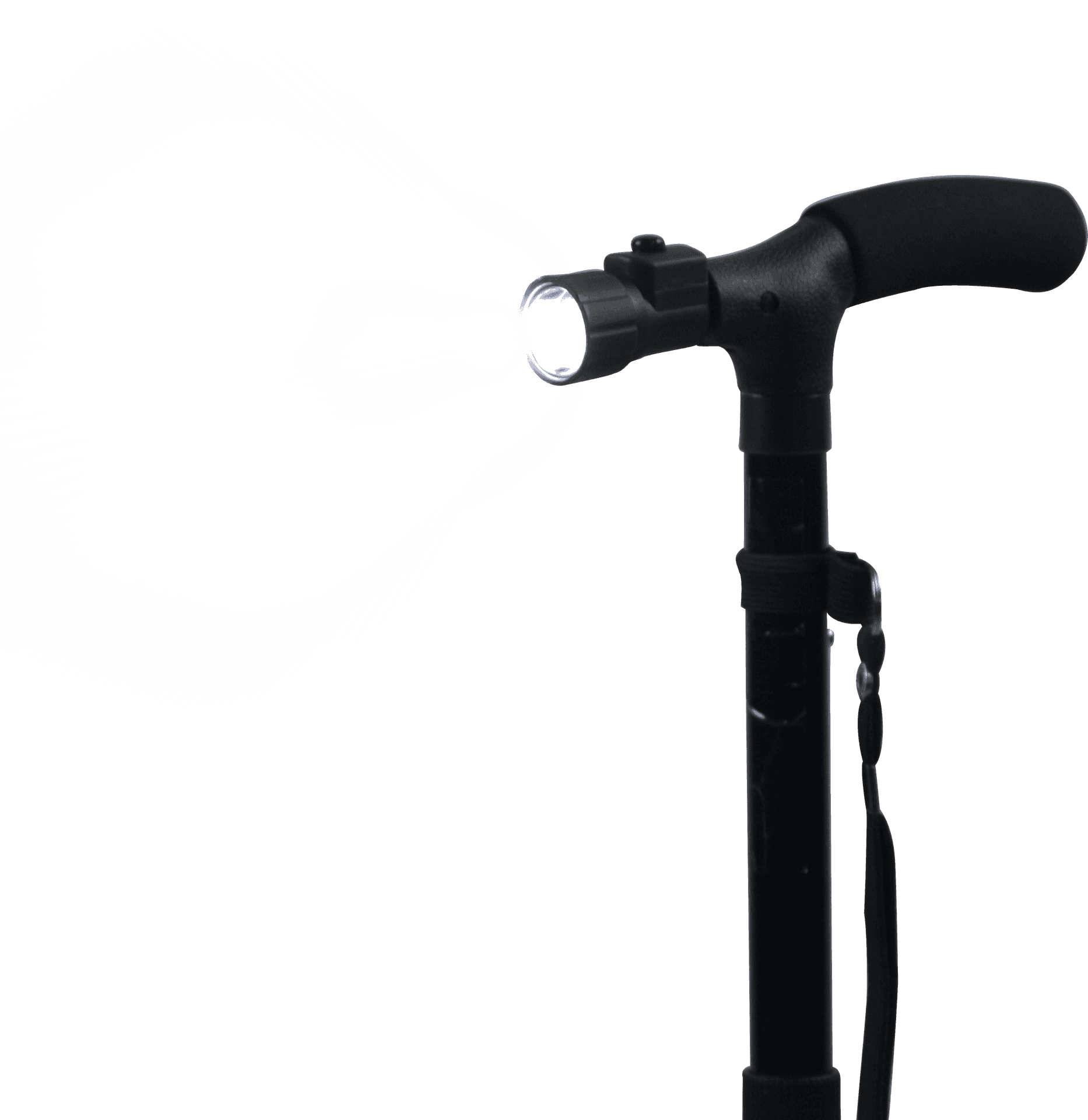 Illuminated Walking Stickwith Light PNG image