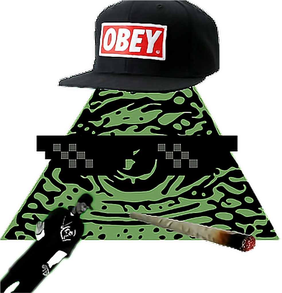 Illuminati_ Obey_ Hat_ Meme PNG image