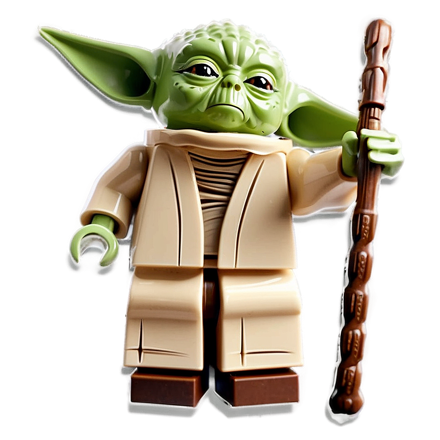 Illustrated Lego Yoda Guide Png 06282024 PNG image