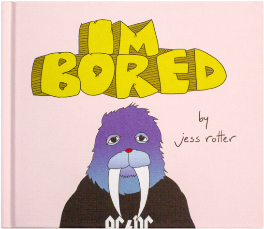 Im Bored Book Cover Art PNG image
