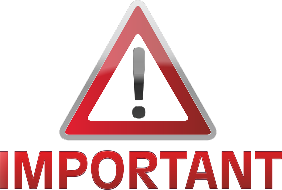 Important Alert Sign PNG image