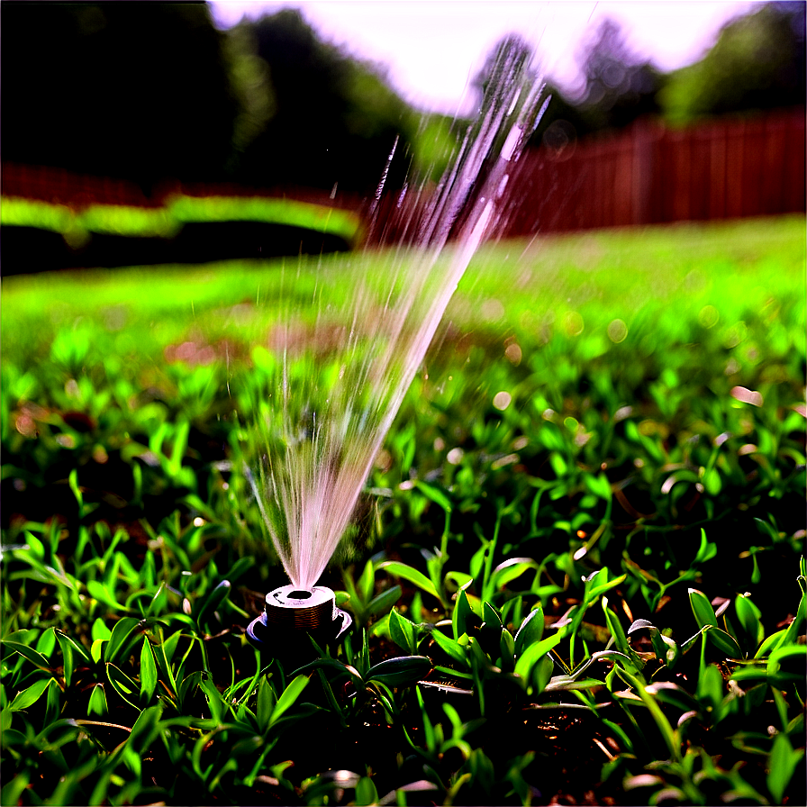 In-ground Sprinkler System Png 06262024 PNG image