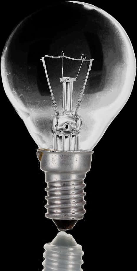 Incandescent Light Bulb Close Up PNG image