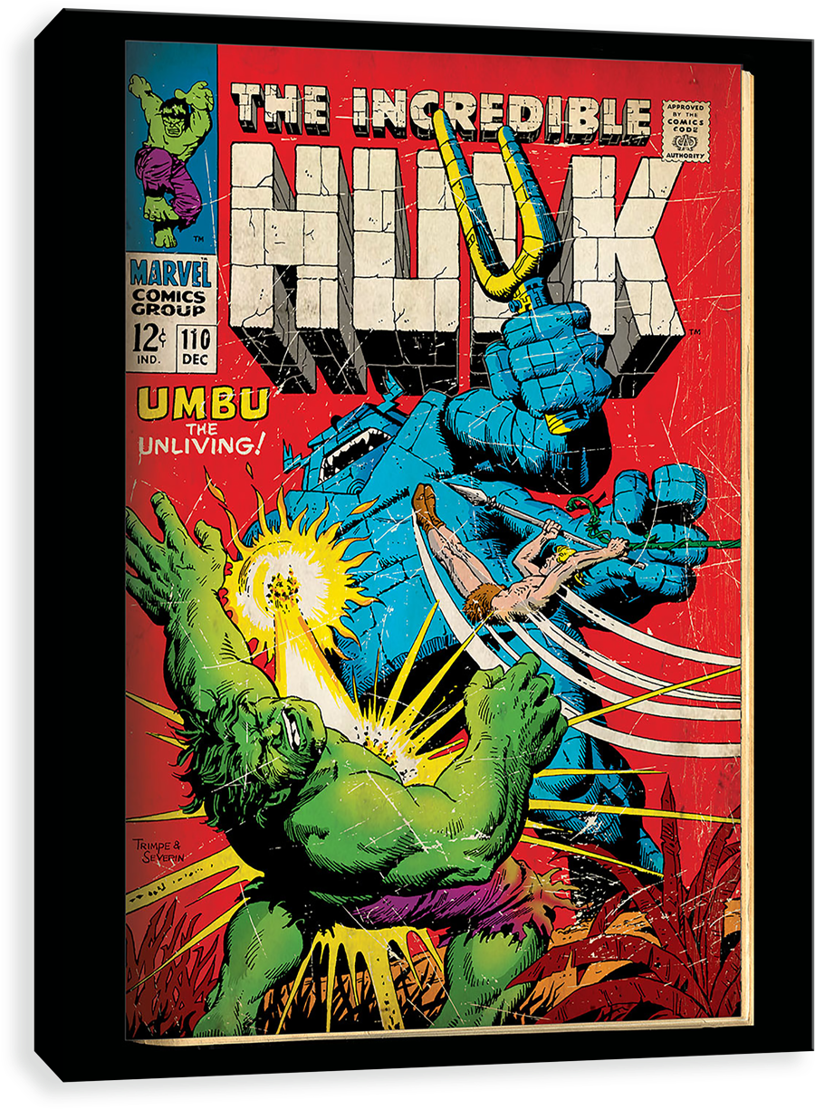 Incredible Hulk Comic Cover Art PNG image