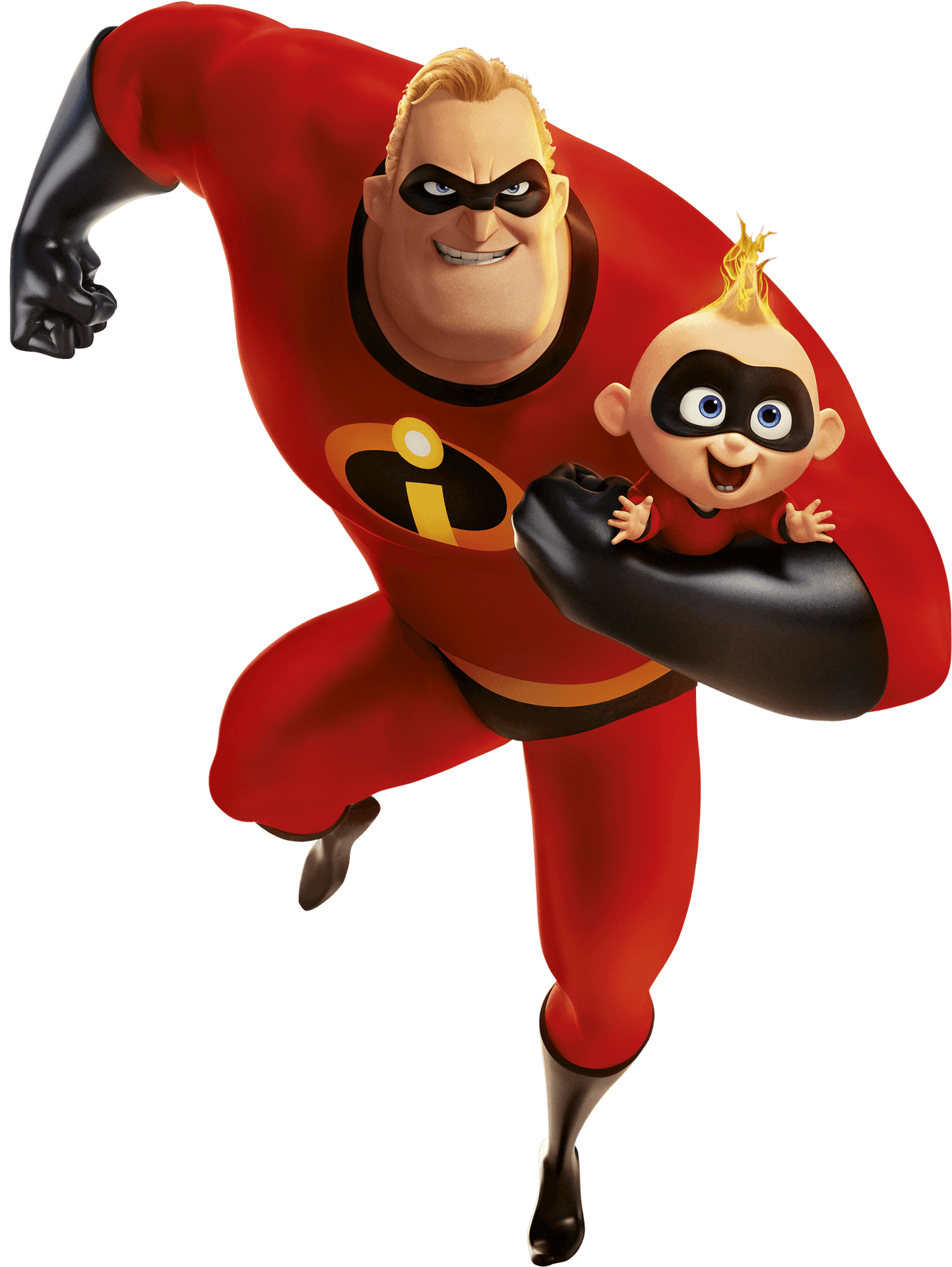 Incredibles Heroand Baby PNG image