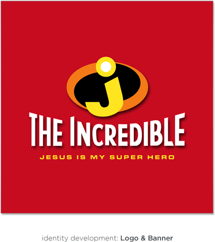 Incredibles Inspired Religious Logo PNG image