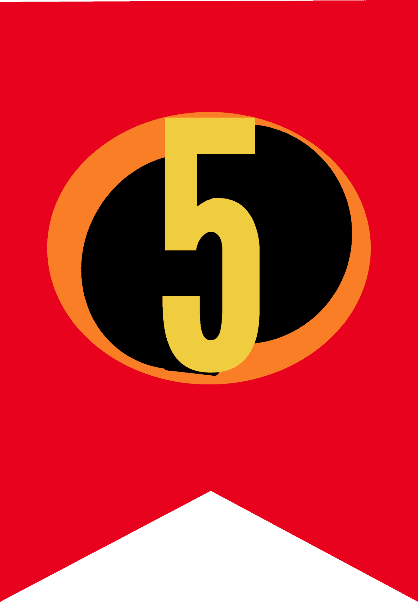 Incredibles Number5 Logo PNG image