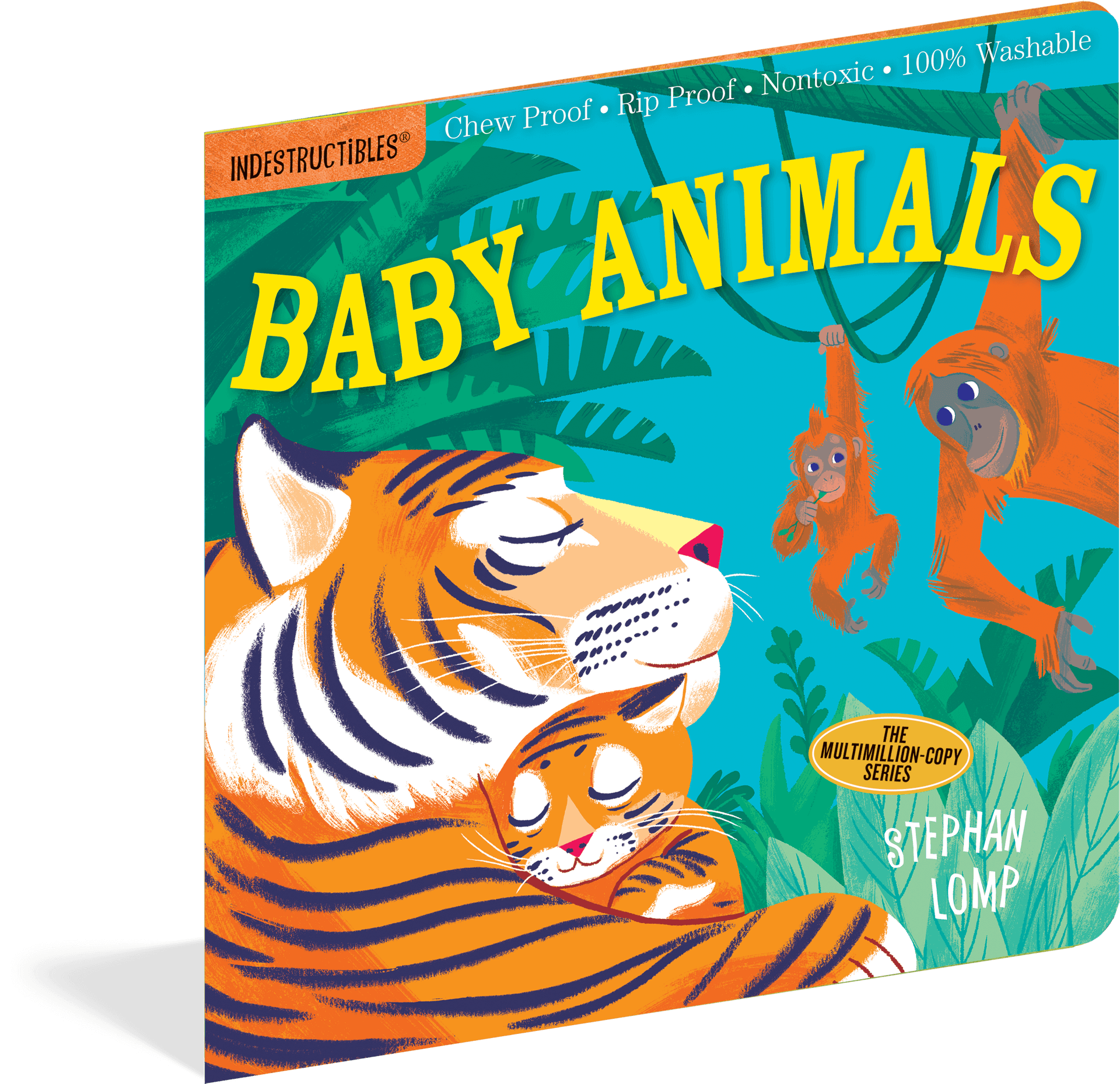 Indestructibles Baby Animals Book Cover PNG image