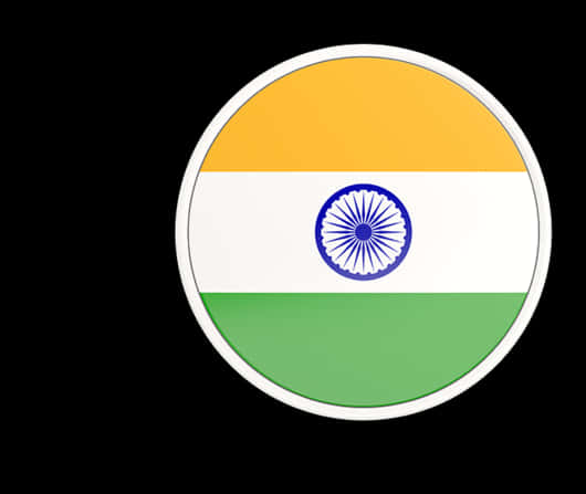 India_ Flag_ Circular_ Representation PNG image