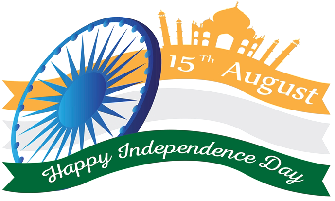 India Independence Day Celebration Graphic PNG image