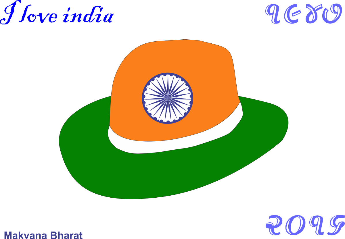 India Independence Day Celebration Hat PNG image