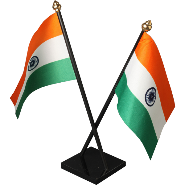 Indian Flagson Desk Stand PNG image