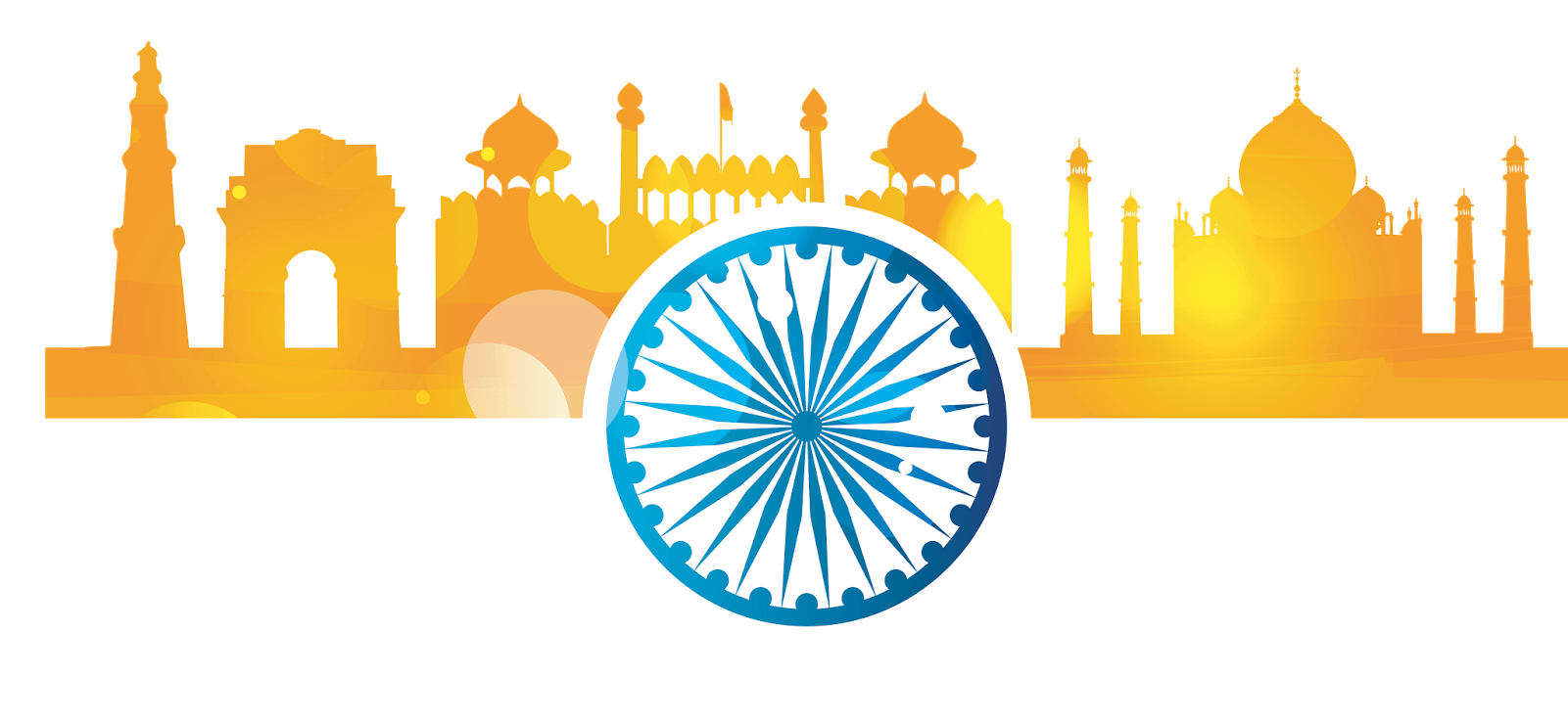 Indian Independence Day Celebration Graphic PNG image