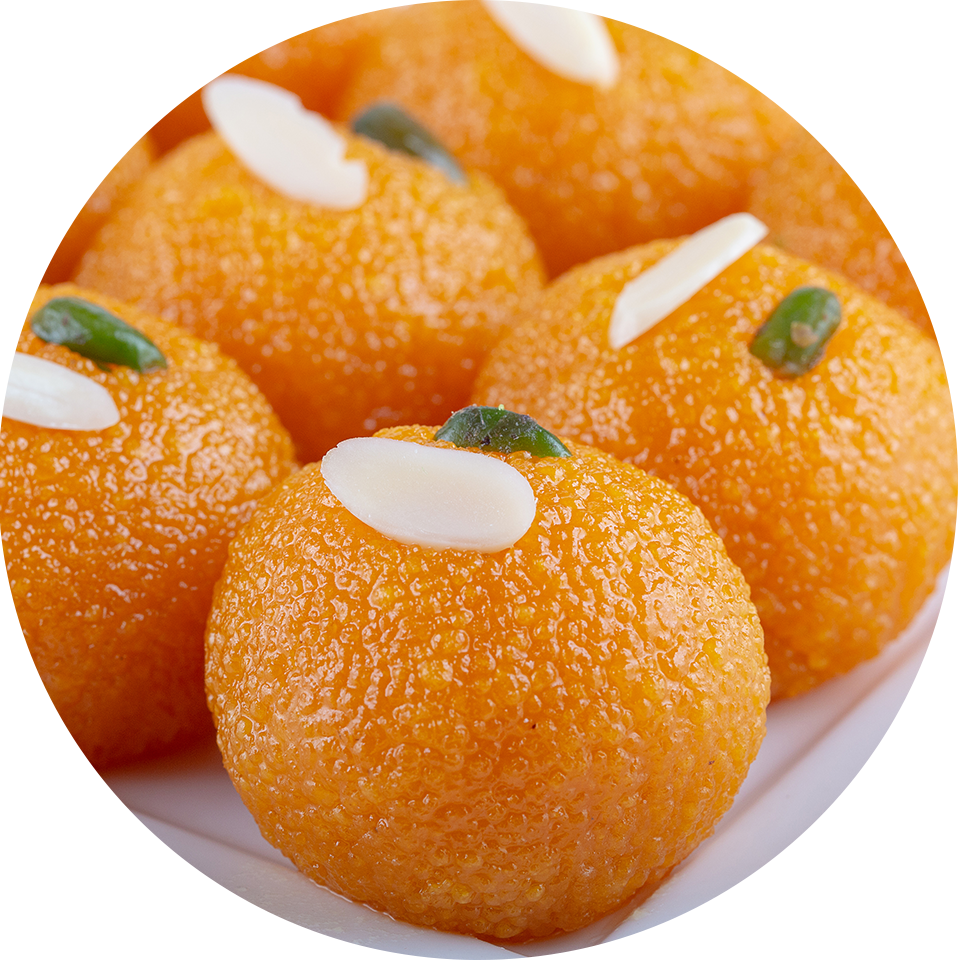 Indian Motichoor Ladoo Sweets PNG image