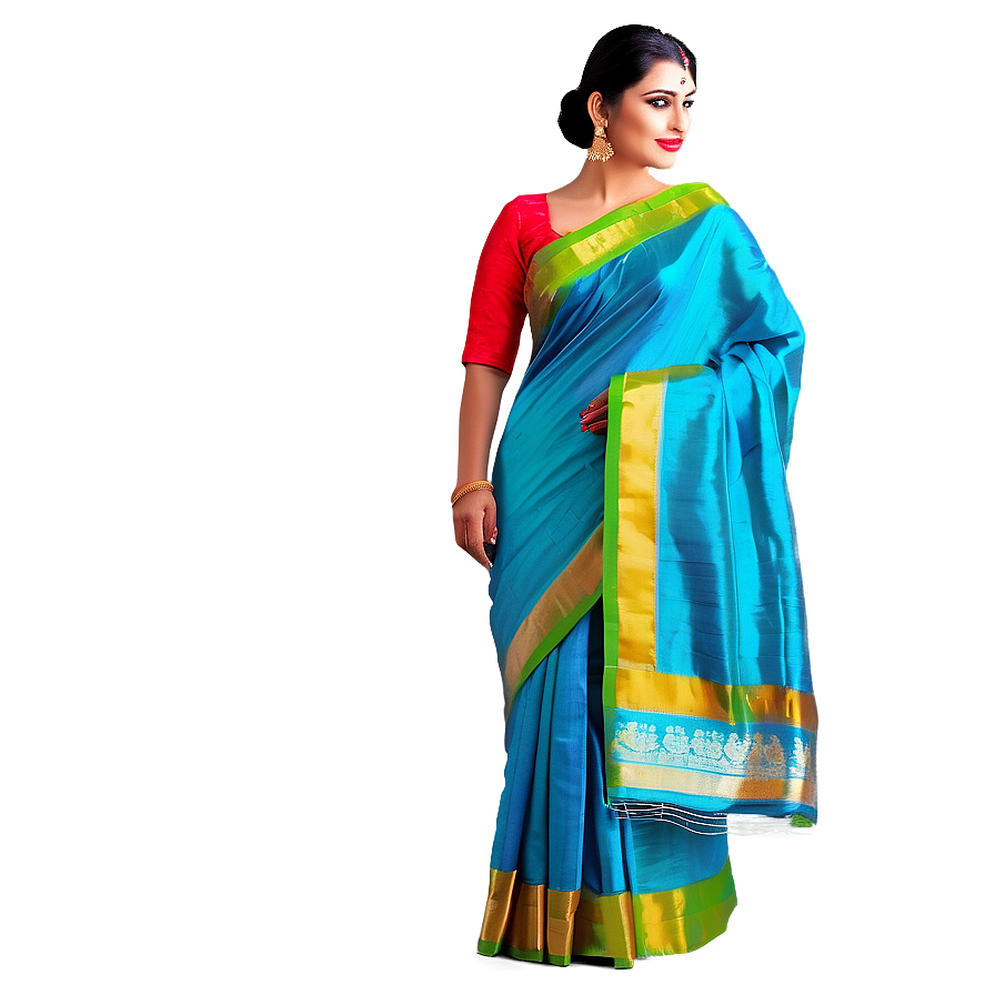 Indian Silk Sarees Png 06132024 PNG image