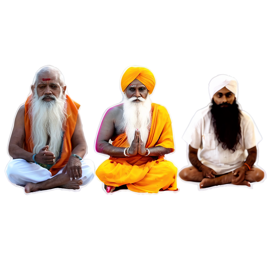 Indian Spiritual Gurus Png Roe PNG image