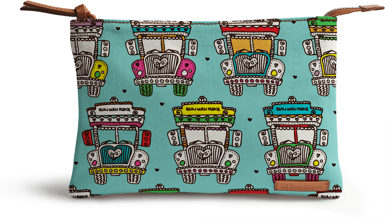 Indian Truck Art Pouch Design PNG image