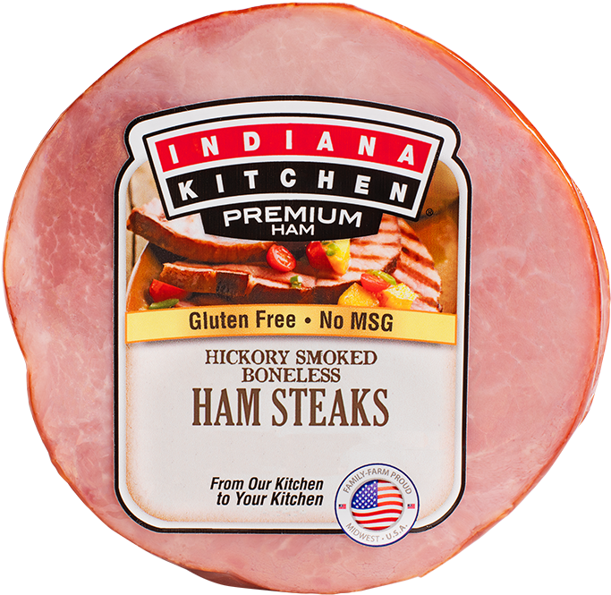 Indiana Kitchen Premium Ham Steaks PNG image
