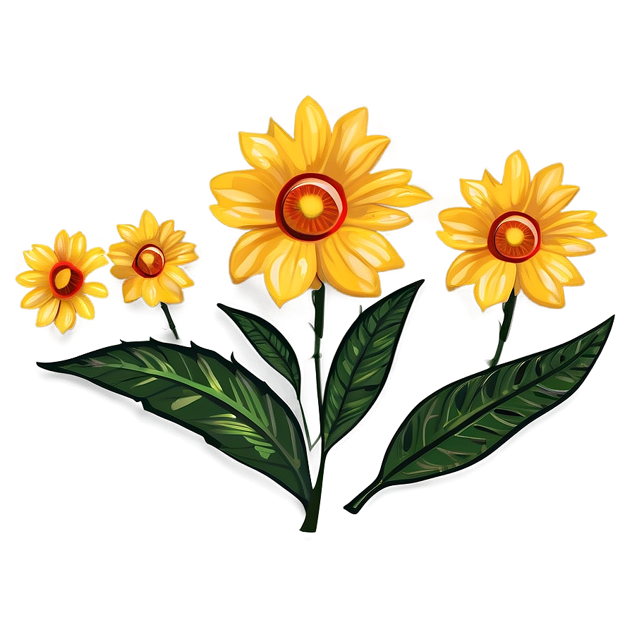 Indie Flower Cartoon Png Tmb PNG image