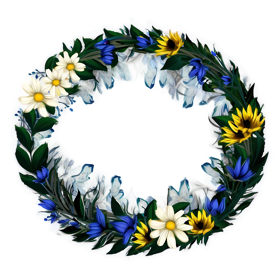 Indie Flower Frame Png 55 PNG image