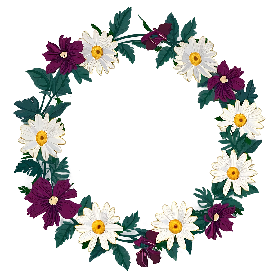 Indie Flower Garland Png 06252024 PNG image