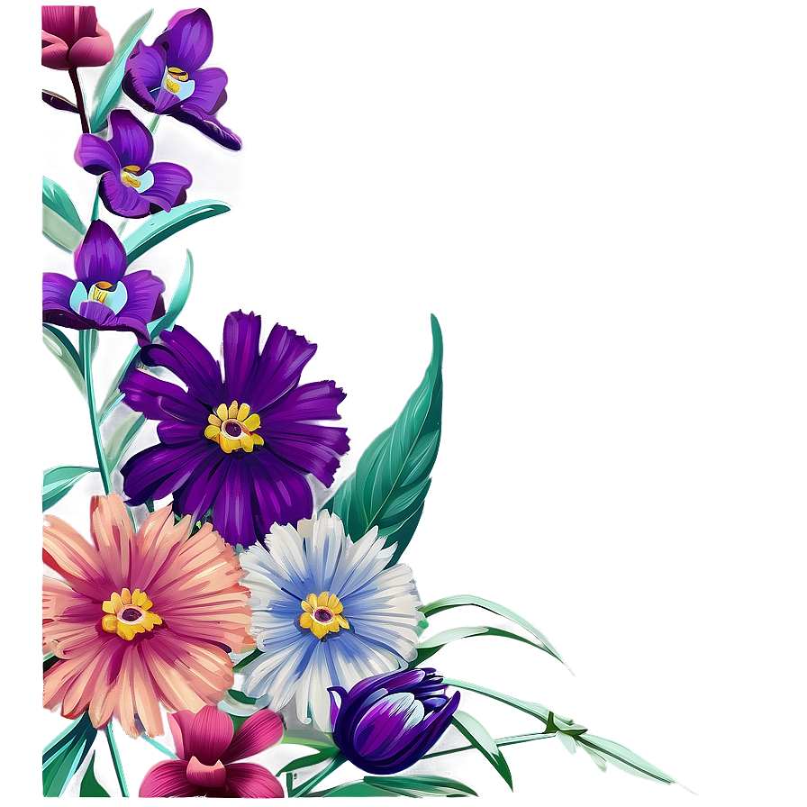 Indie Flower Mural Png Ukr14 PNG image