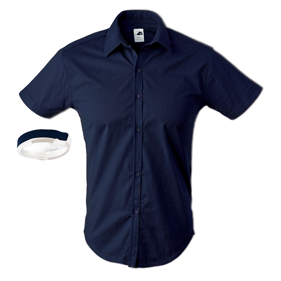 Indigo Blank Shirt Png Mty PNG image