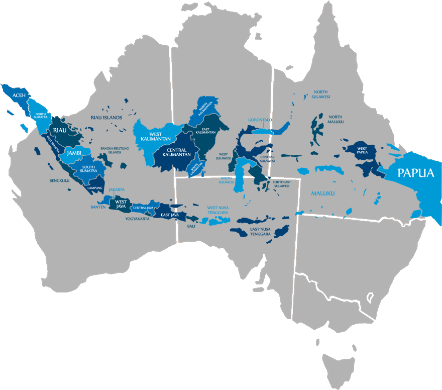 Indonesia Administrative Divisions Map PNG image