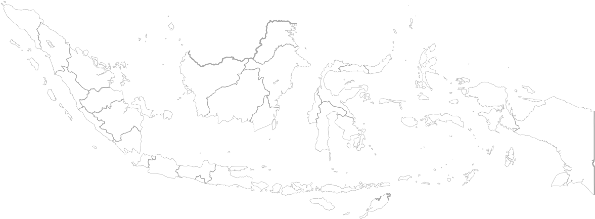 Indonesia Outline Map PNG image