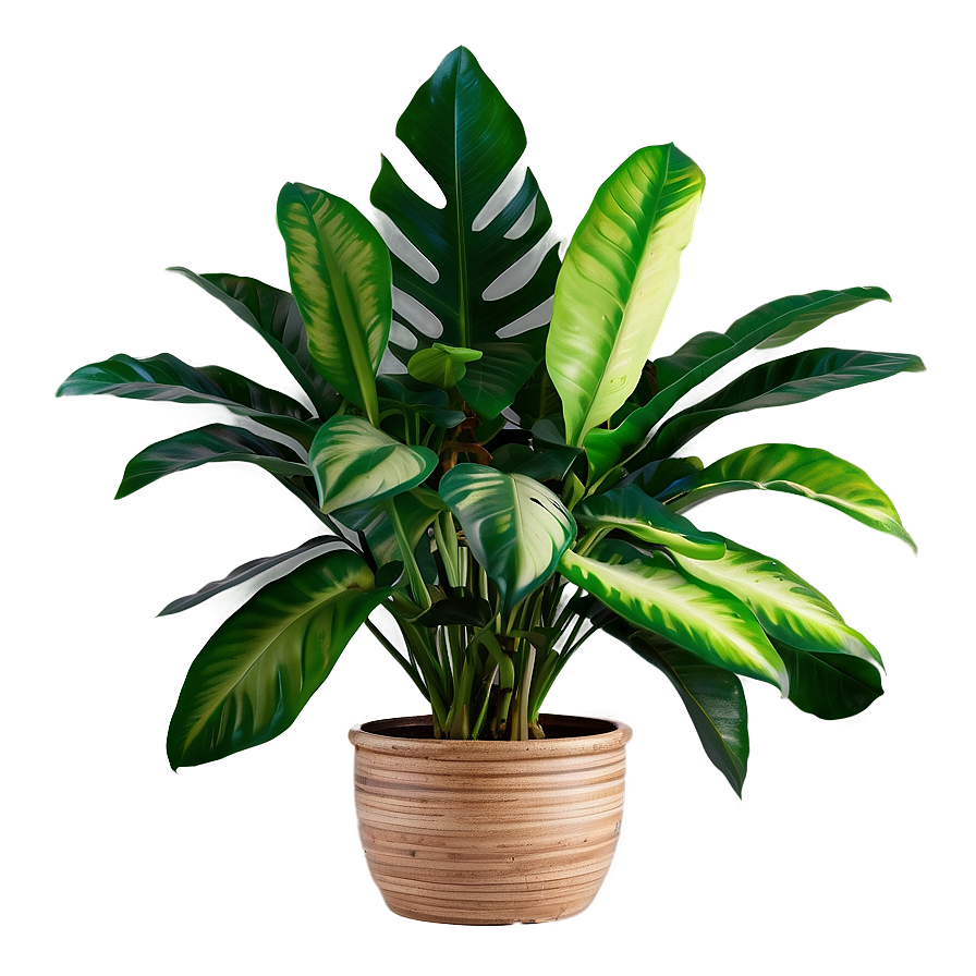 Indoor Plant Leaves Png Taq43 PNG image