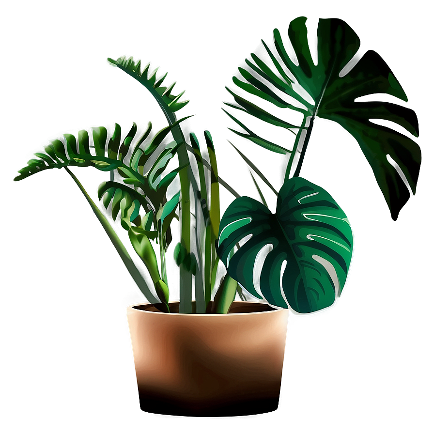 Indoor Plants In Office Png 06252024 PNG image