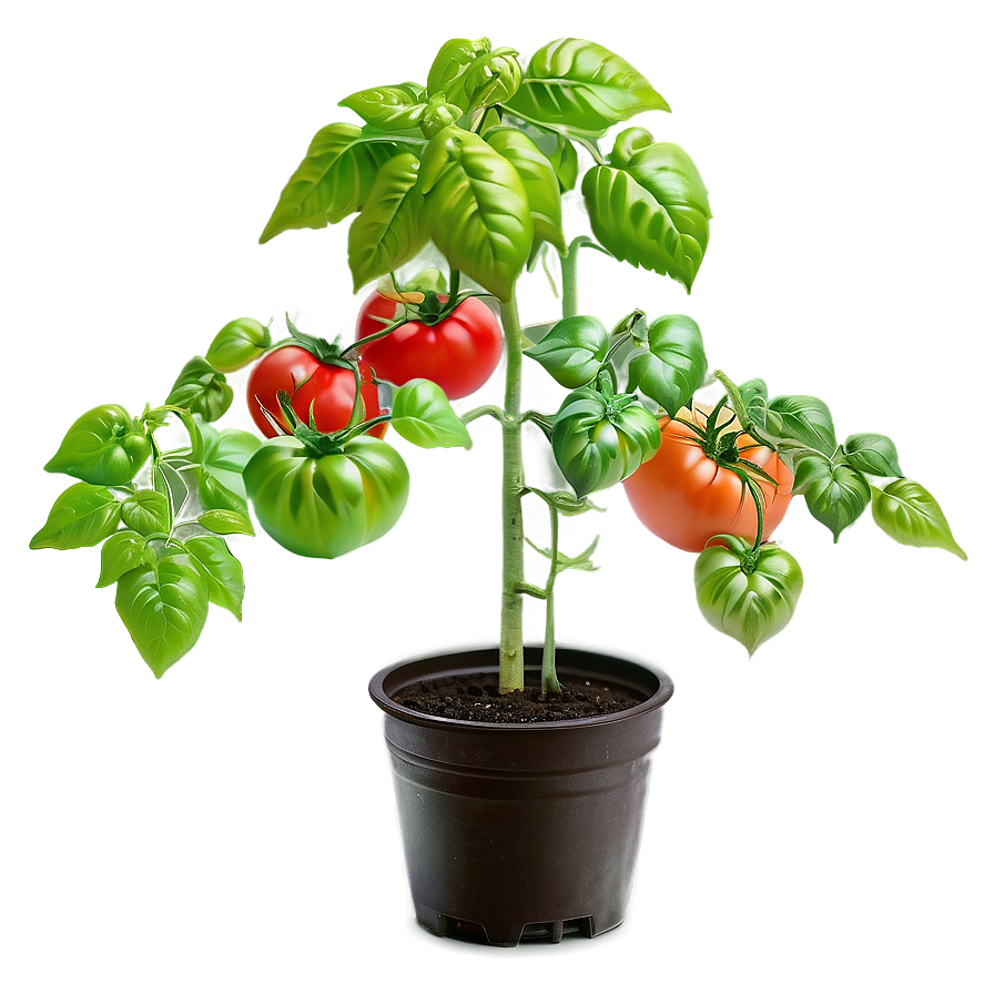 Indoor Tomato Plant Png 80 PNG image