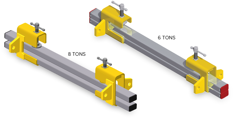 Industrial Beam Clamps6and8 Tons PNG image