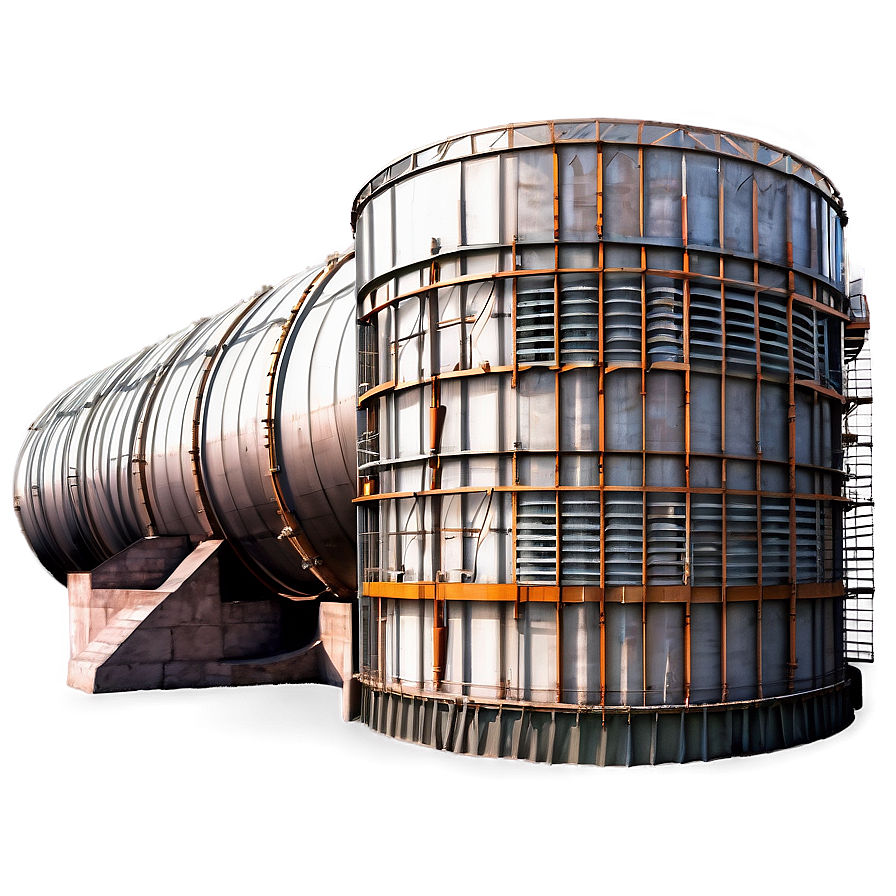 Industrial Cooling Tower Png Cut PNG image