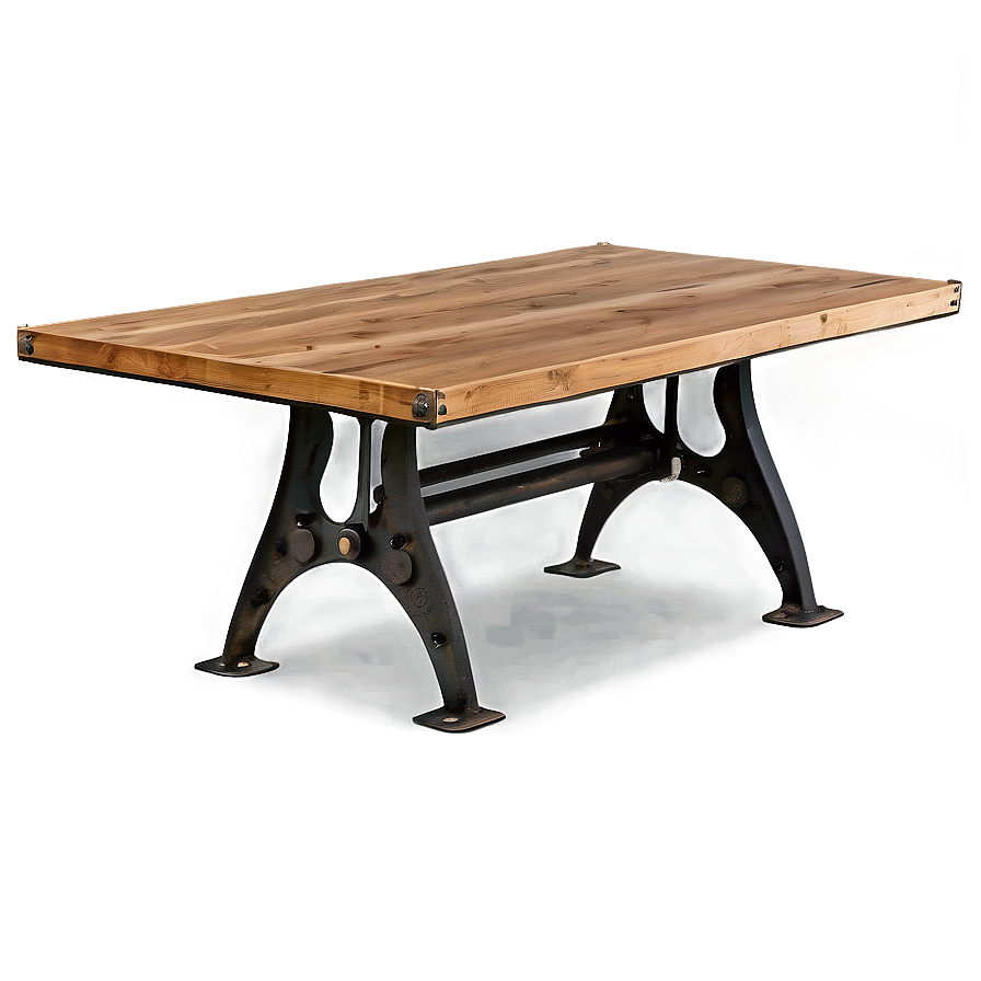 Industrial Dining Table Png 06122024 PNG image