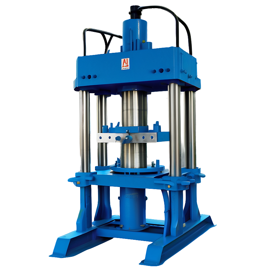 Industrial Hydraulic Press For Manufacturing Png 06242024 PNG image