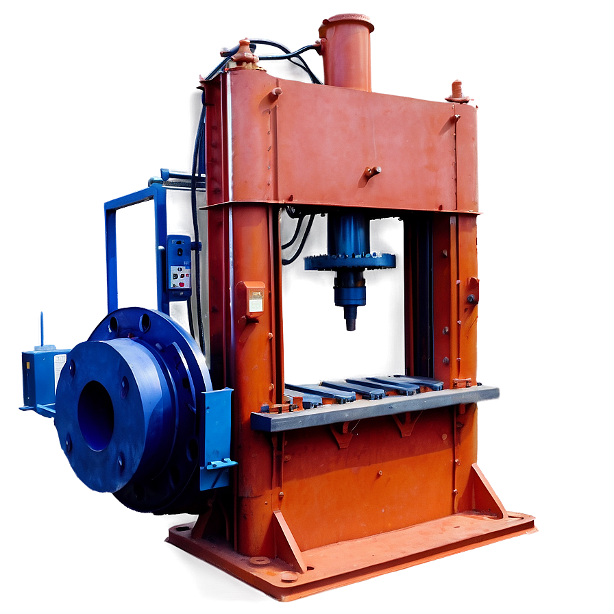 Industrial Hydraulic Press Png 06242024 PNG image