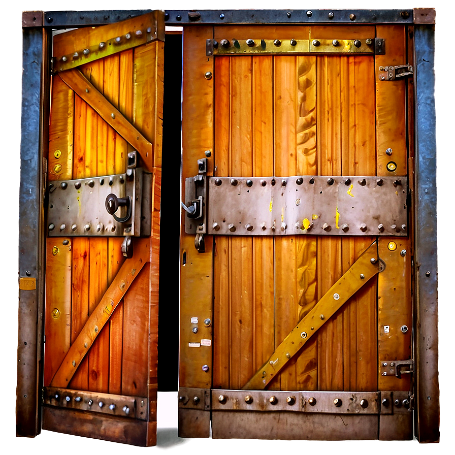 Industrial Loft Door Png 6 PNG image