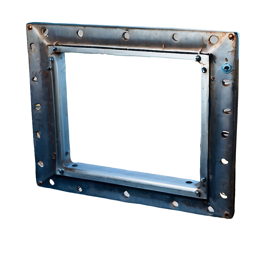 Industrial Metal Picture Frame Png 47 PNG image