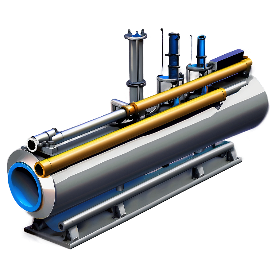 Industrial Pipe System Png Hpt PNG image