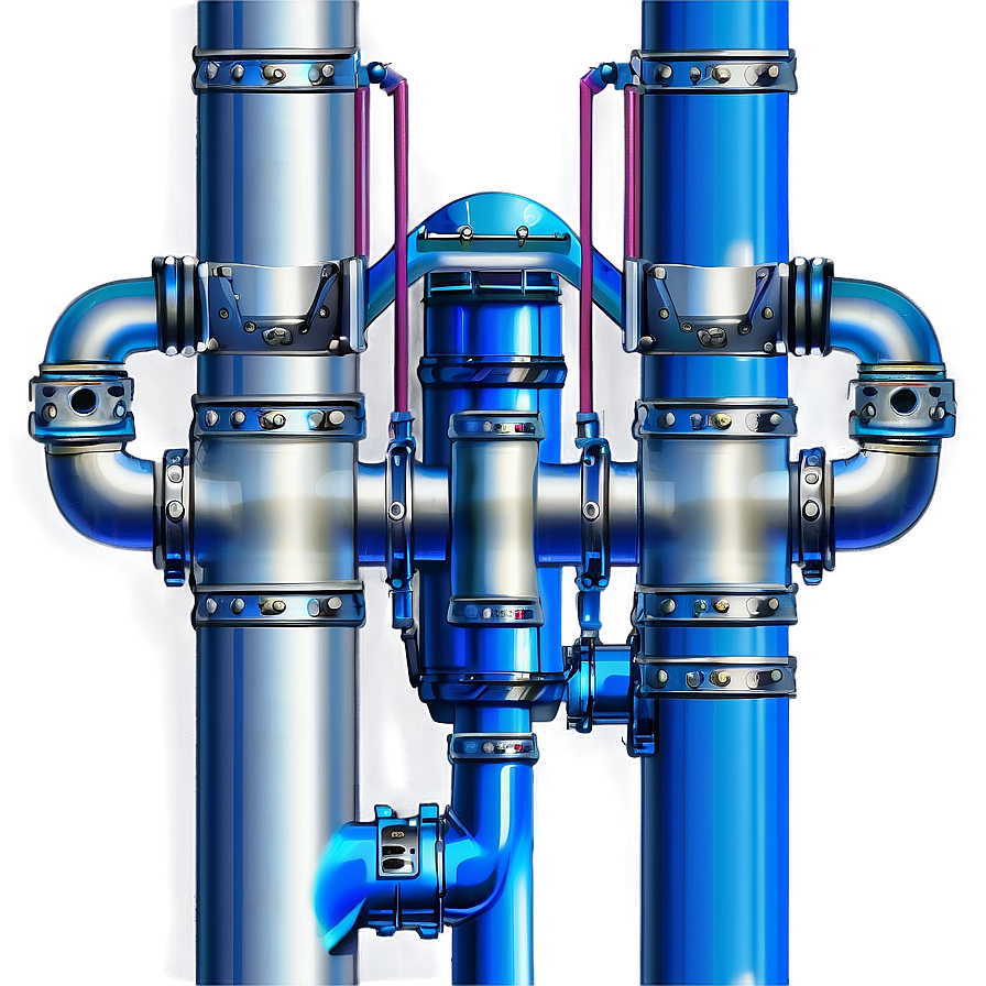 Industrial Pipe System Png Oxc9 PNG image