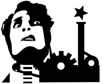 Industrial_ Revolution_ Silhouette PNG image