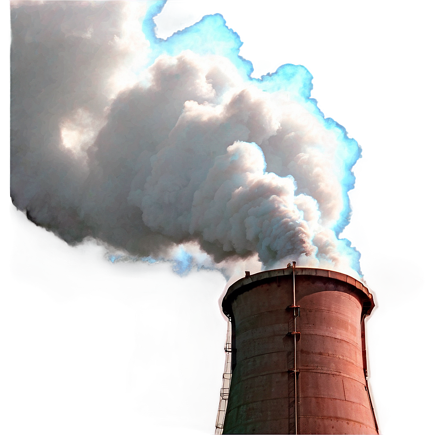 Industrial Smokestack Blast Png Ibh PNG image