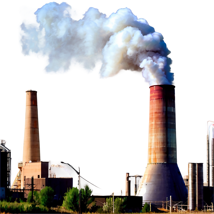 Industrial Smokestack Blast Png Txm8 PNG image